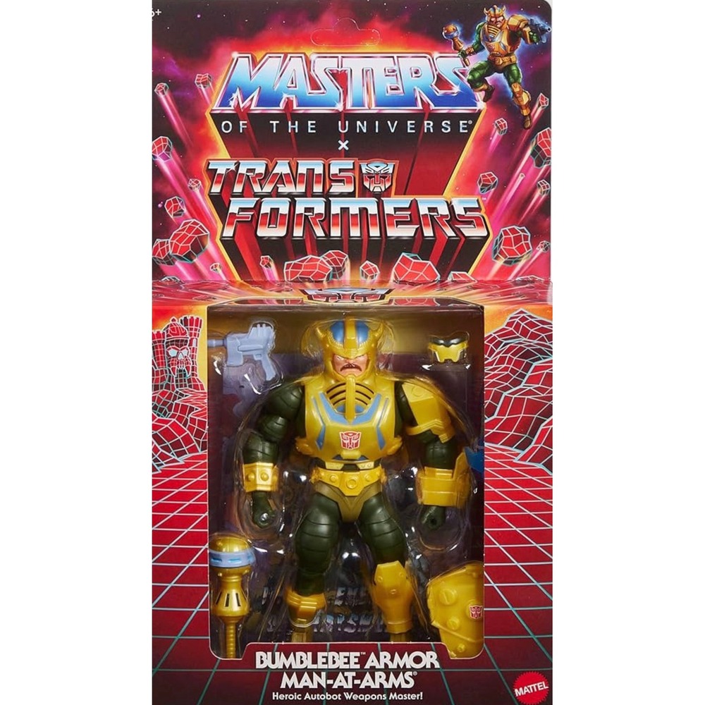 Mattel Masters of the Universe x Transformers Bumblebee Armor Man-At-Arms Figure